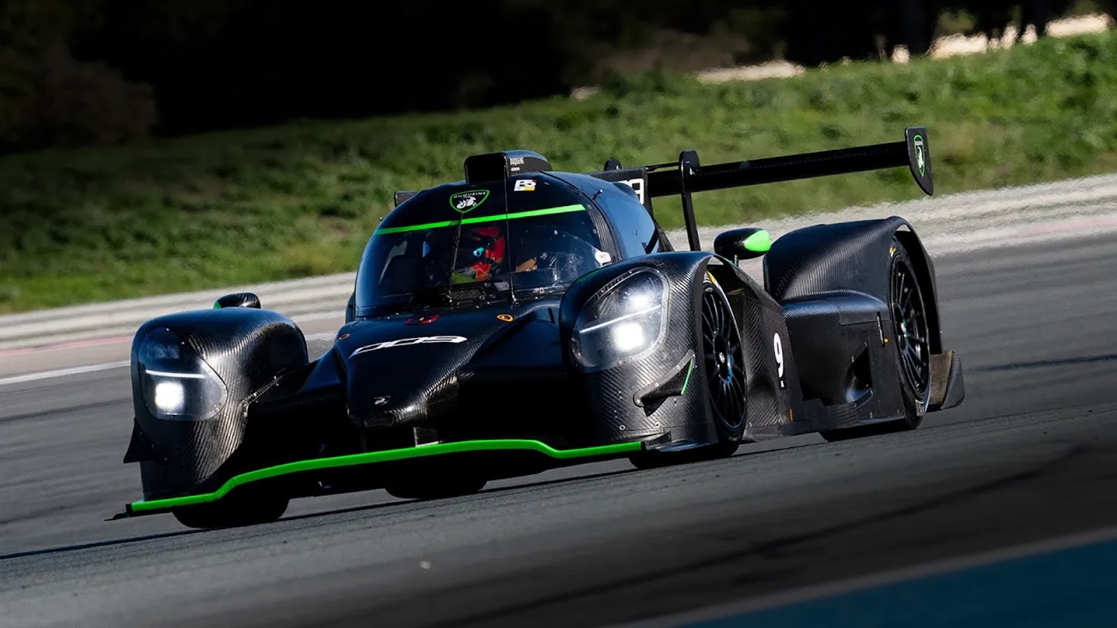 Black Duqueine D09 LMP3 on a track